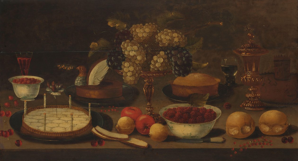 Banquet Bodegó Finnish tekijältä Osias Beert (I) (follower of)