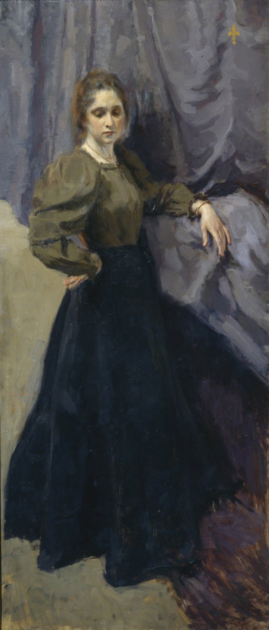 Taidemaalari Elizaveta Martynovan muotokuva 1868-1905, 1896 tekijältä Osip Emmanuilovich Braz