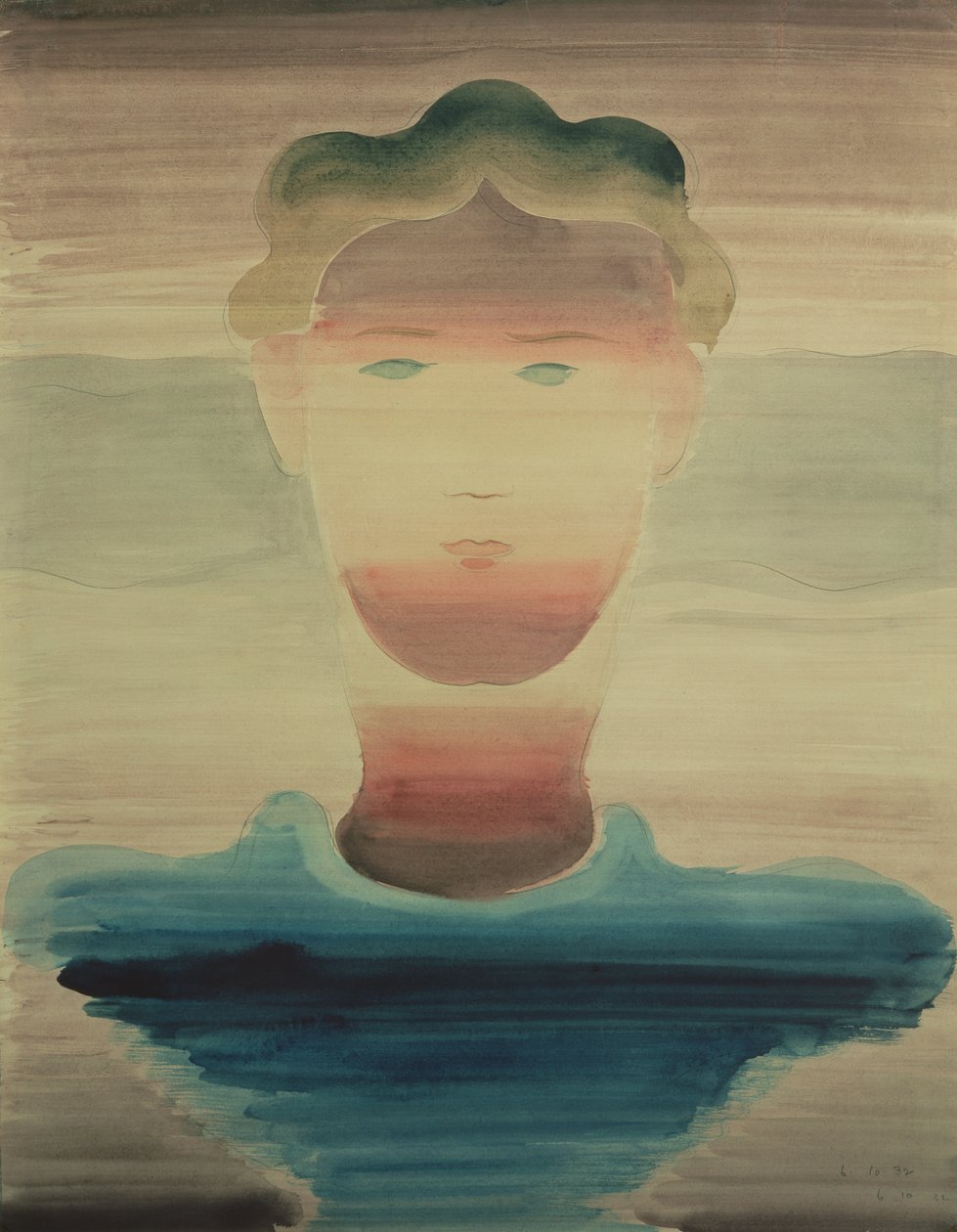 Raidallinen muotokuva, 1932 tekijältä Oskar Schlemmer