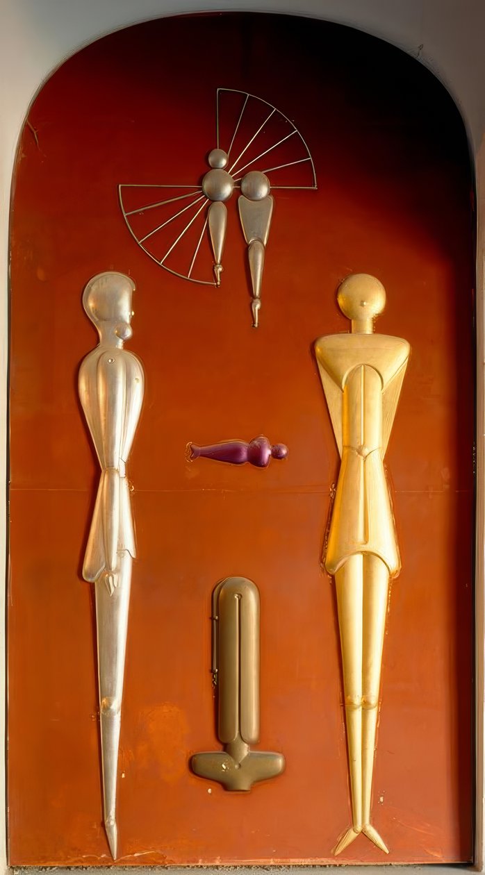 Van-de-Velde-Bau, Relief von Oskar Schlemmer tekijältä Oskar Schlemmer