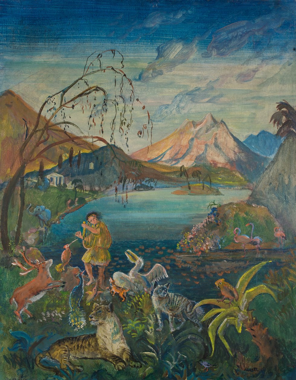 Orpheus eläinten joukossa tekijältä Oskar Laske
