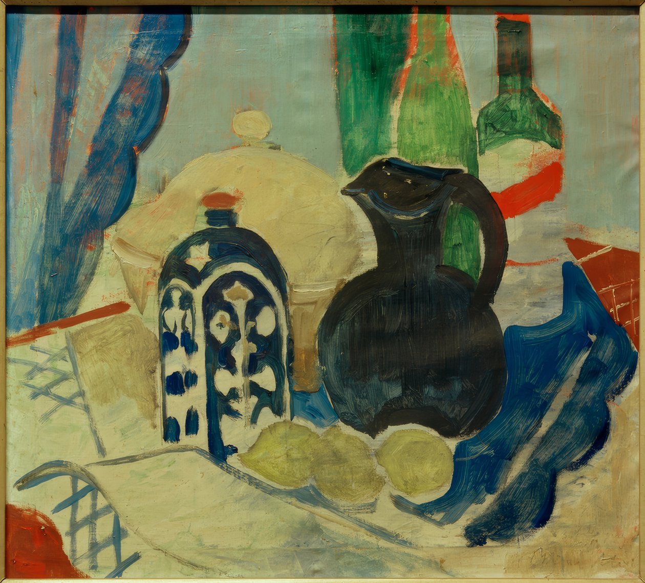 Asetelma keittotureen kanssa, Etelä-Ranska tekijältä Oskar Moll