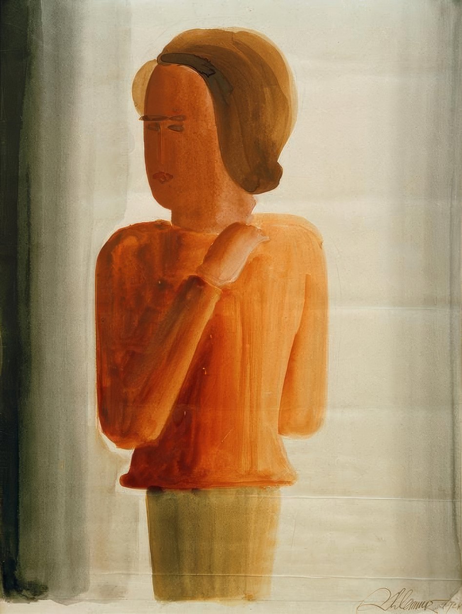 Roter Knabe tekijältä Oskar Schlemmer