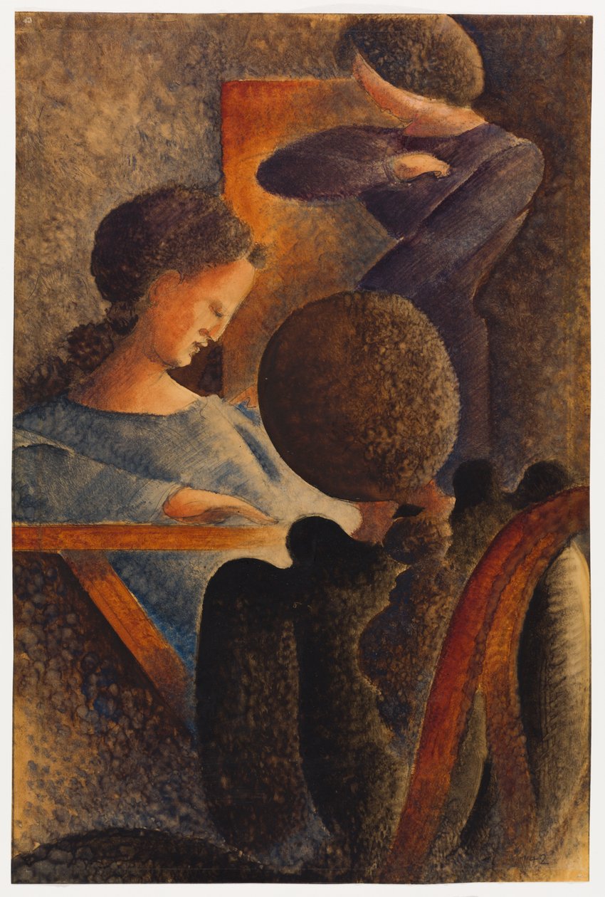 Istumatyöryhmä tekijältä Oskar Schlemmer