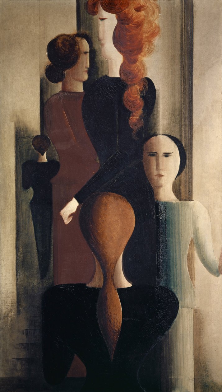 Naiset Stairwayssä tekijältä Oskar Schlemmer