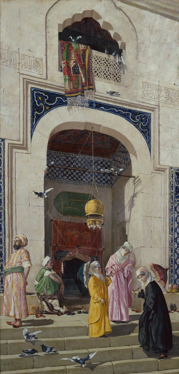 Bursan suuren moskeijan ovi tekijältä Osman Hamdi Bey