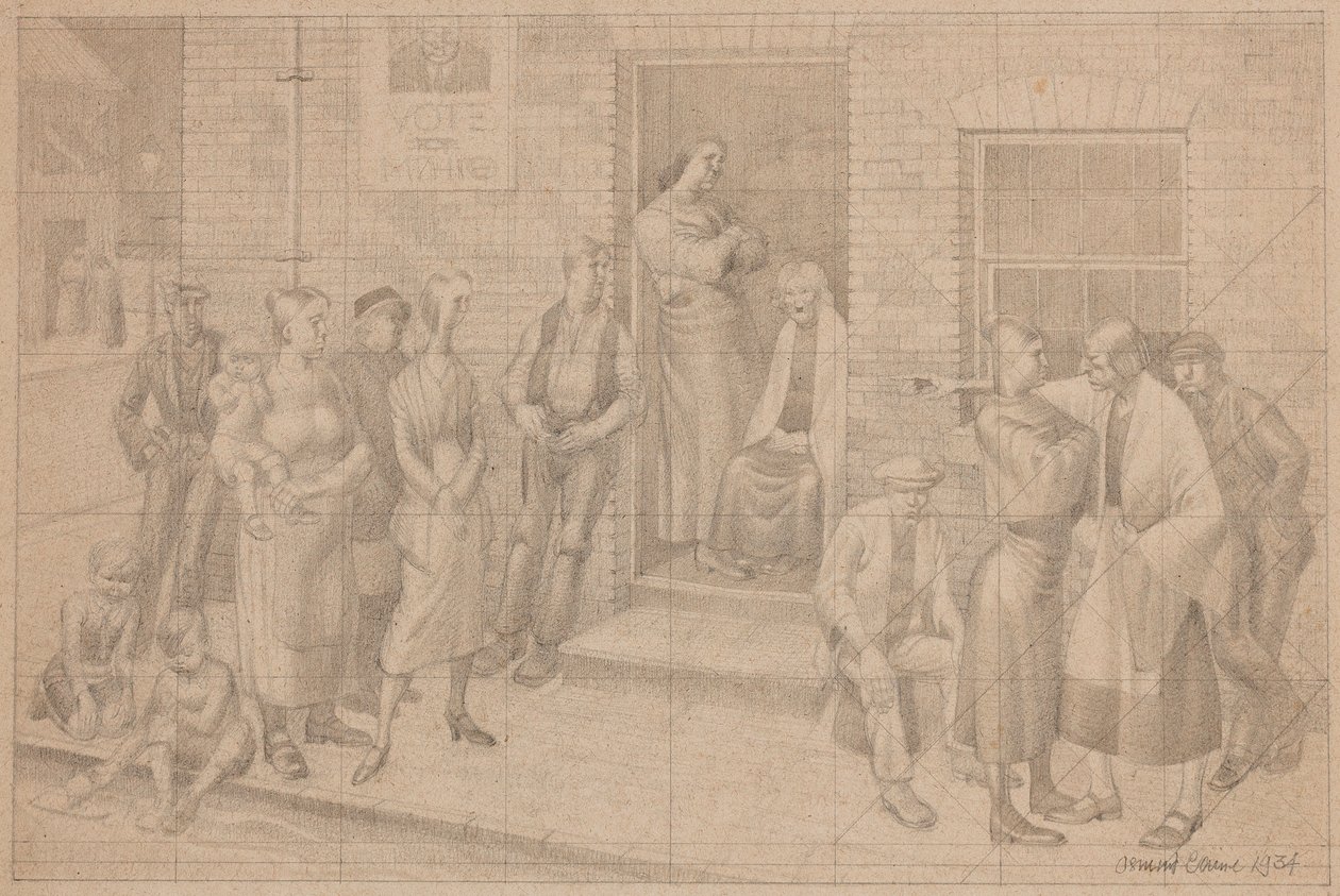 "Vote For...", Street Altercation, Birmingham tekijältä Osmund Caine