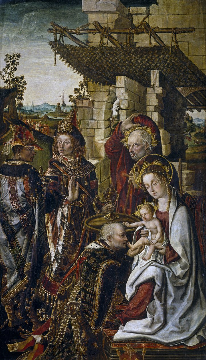The Adoration of the Magi, n. 1490-1499 tekijältä Osona