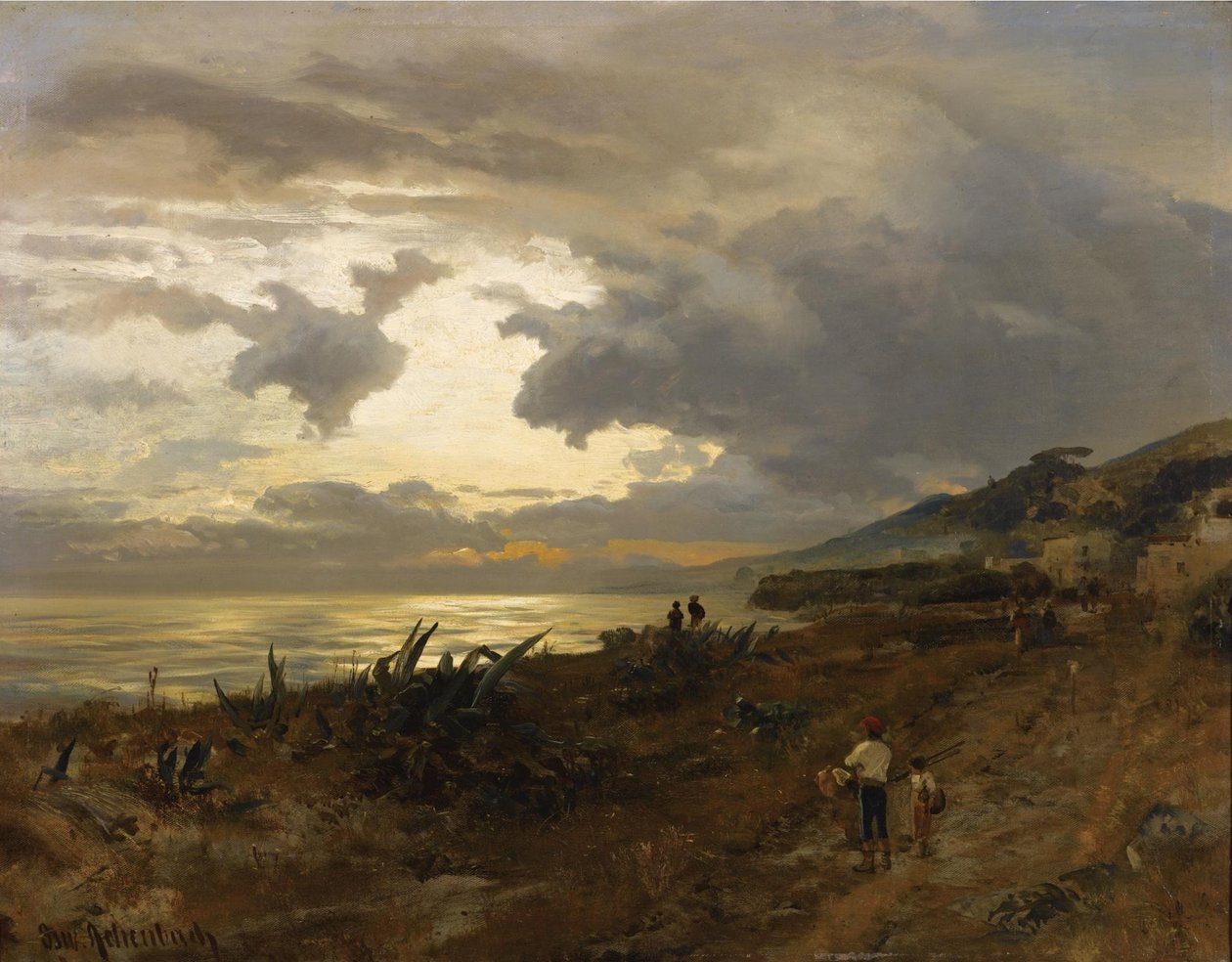 Die Amalfiküste tekijältä Oswald Achenbach