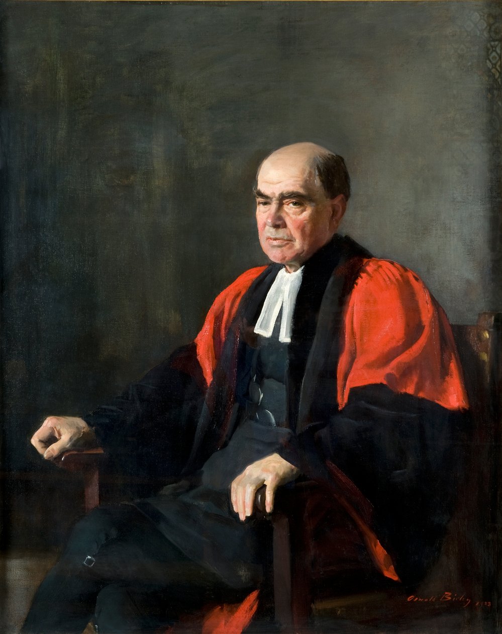 Hastings Rashdall (öljy kankaalle) tekijältä Oswald Hornby Joseph Birley