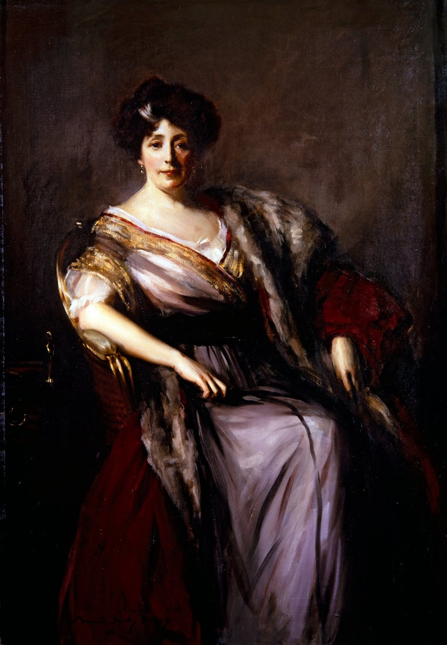 Rouva Holden (maalaus) tekijältä Oswald Hornby Joseph Birley