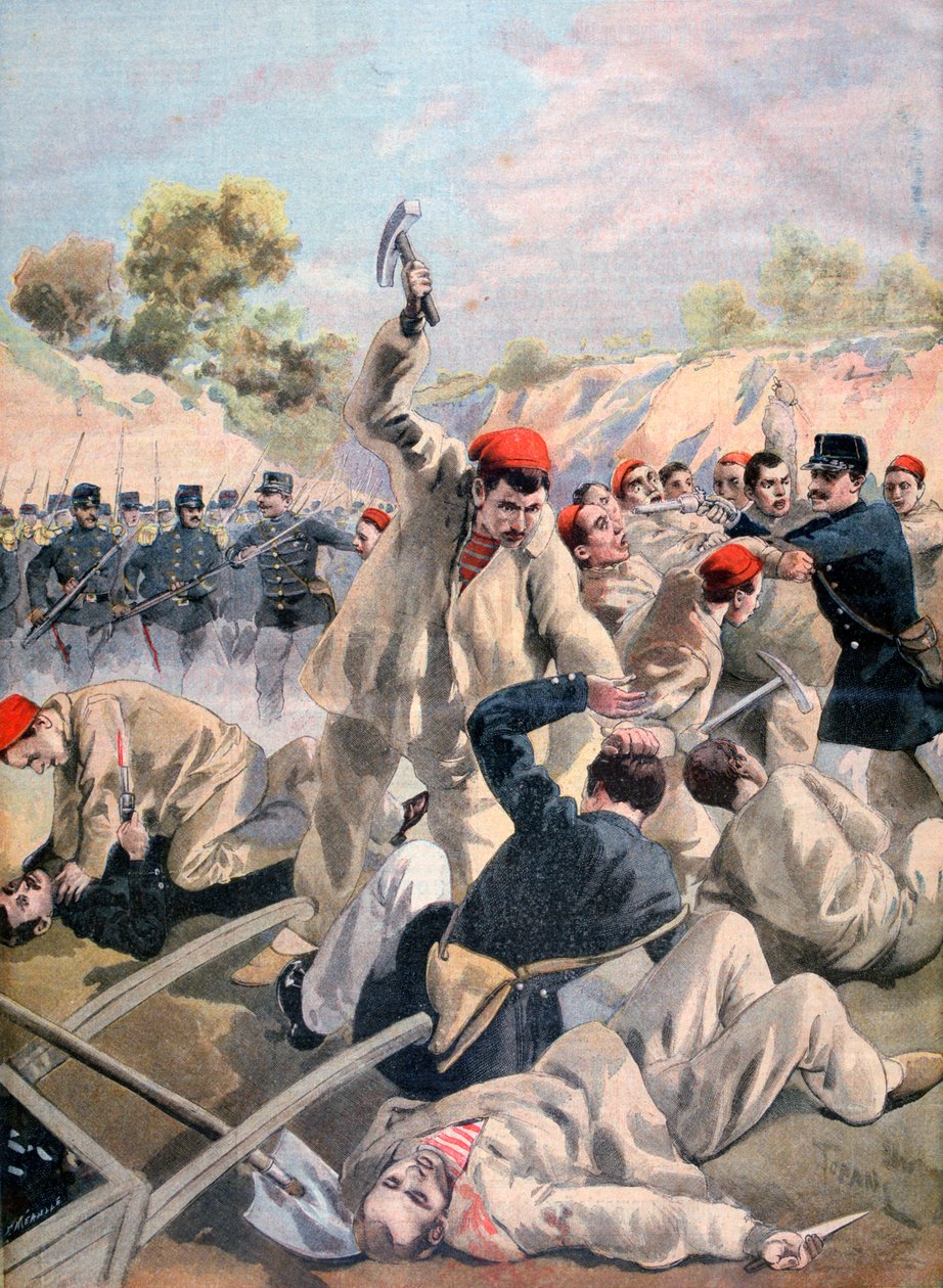 Ranskan anarkistien kapina Guyanassa, 1894 tekijältä Oswaldo Tofani