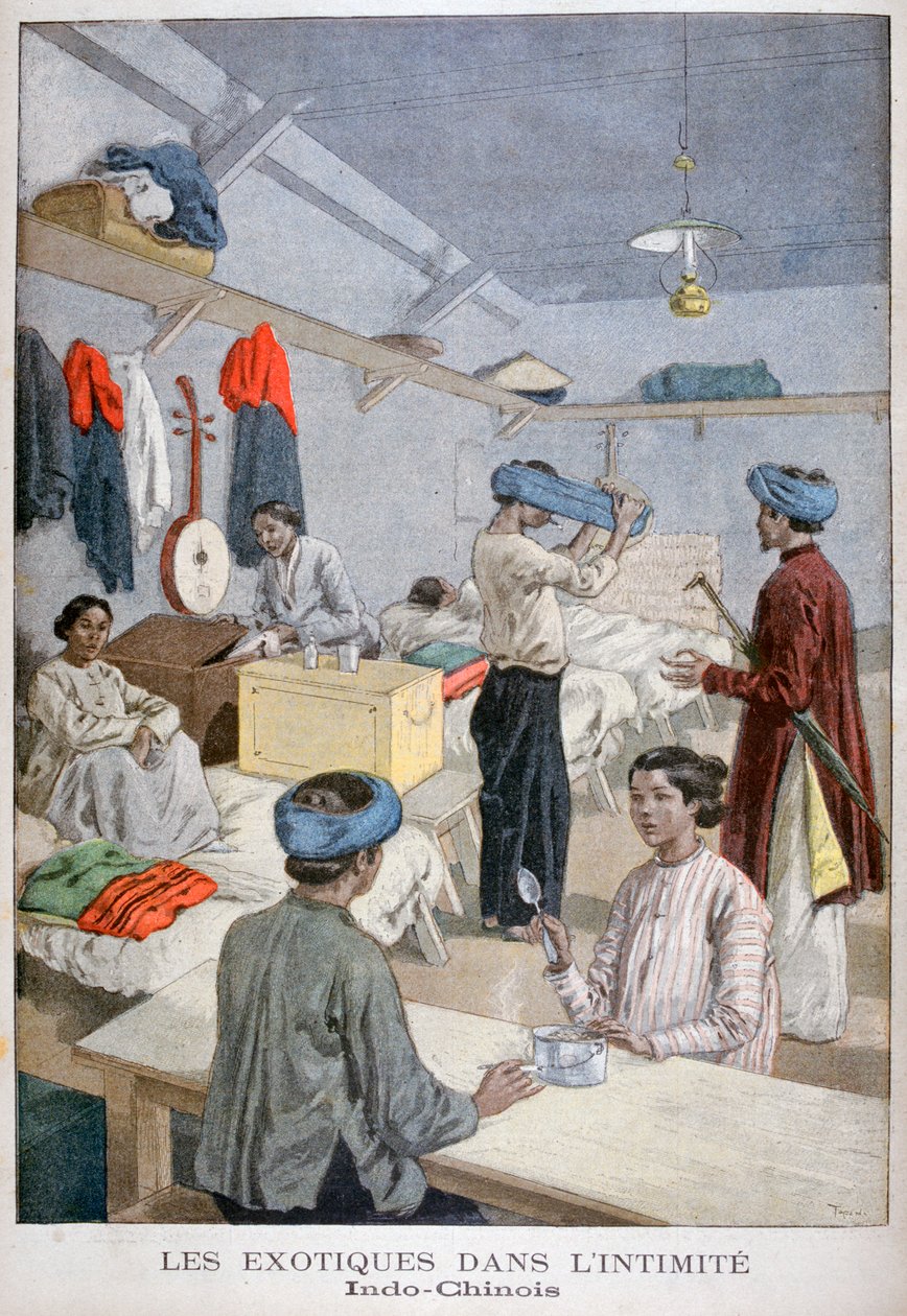 Indokiinan näyttely, vuoden 1900 maailmannäyttely, Pariisi, 1900 tekijältä Oswaldo Tofani