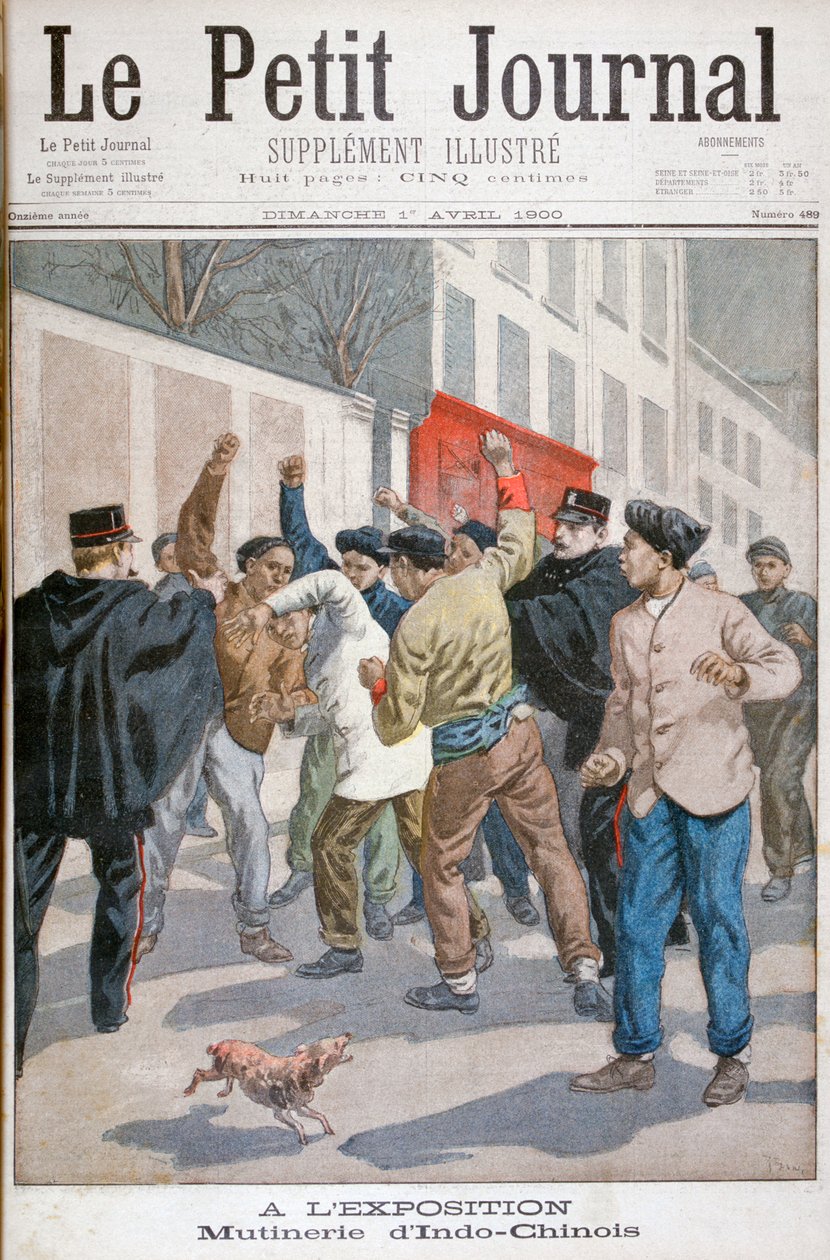 Indokiinan levottomuudet, maailmanlaajuinen näyttely, Pariisi, 1900 tekijältä Oswaldo Tofani