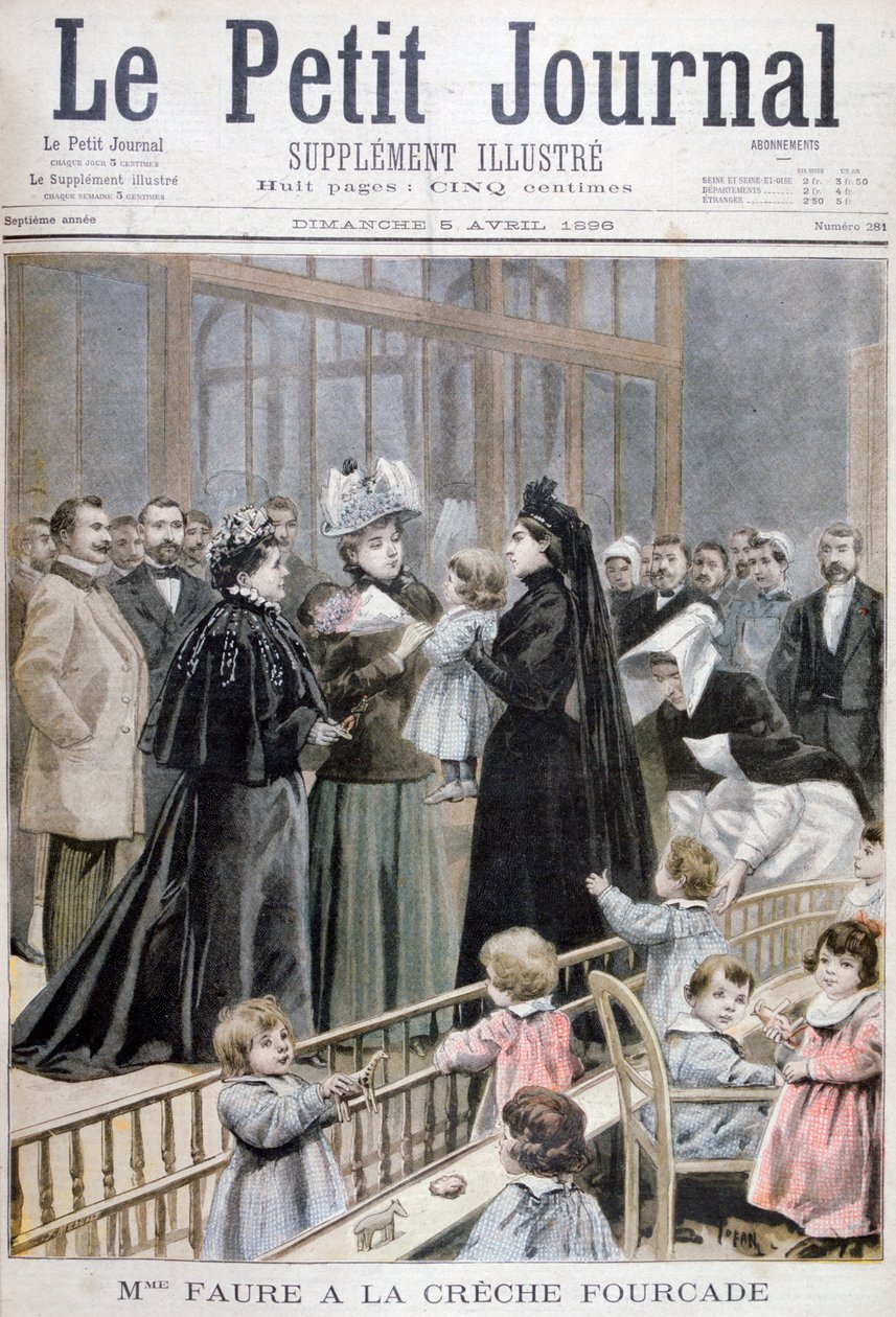Madame Faure Fourcade Crechessä, Ranskassa, 1896 tekijältä Oswaldo Tofani