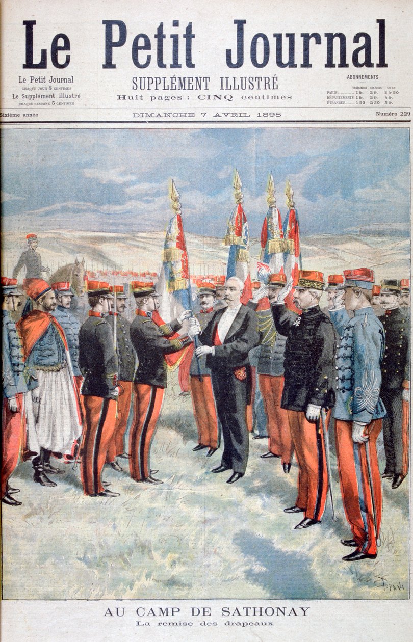 Värien esittely, Sathonay-Camp, 1895 tekijältä Oswaldo Tofani