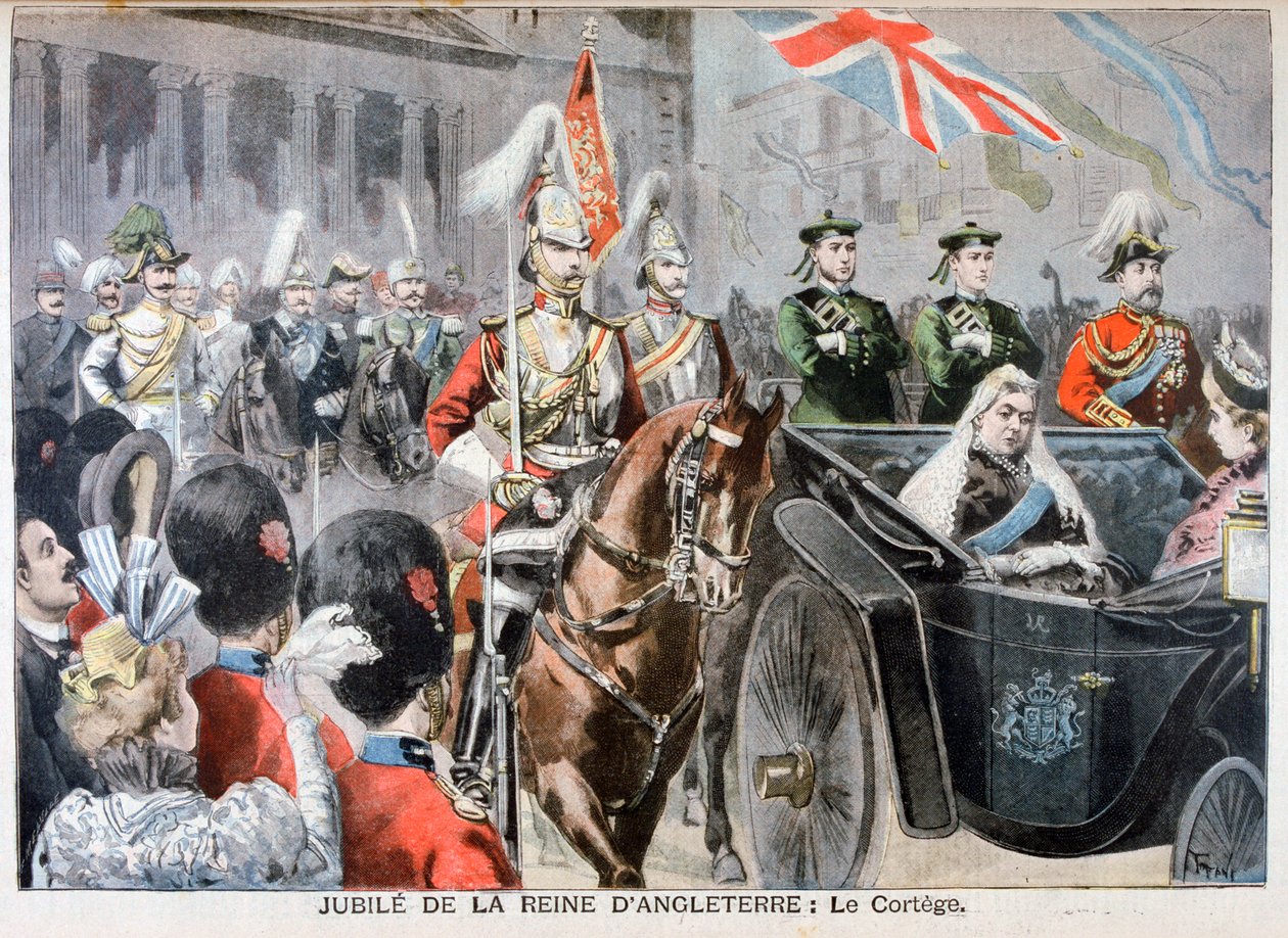Kulkue, kuningatar Victorian timanttijuhla, 1897 tekijältä Oswaldo Tofani