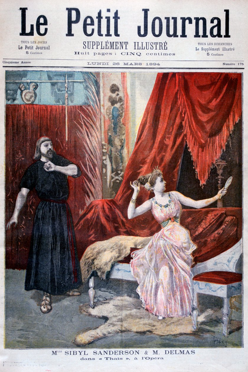 Sibyl Sanderson ja Delmas Jules Massenet