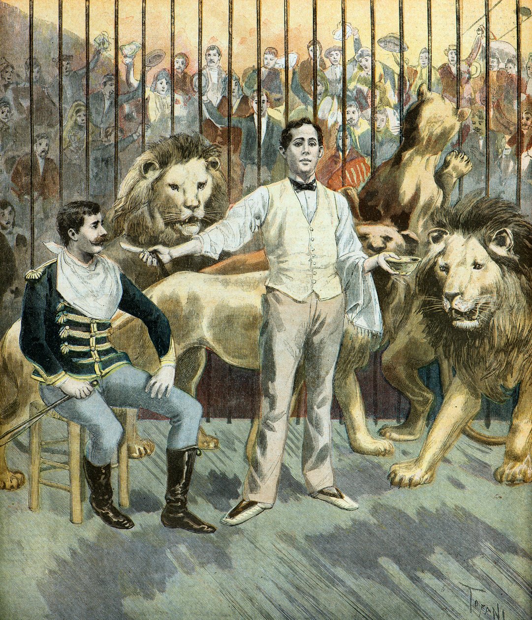 Madridilainen parturi Pegna tekijältä Oswaldo Tofani