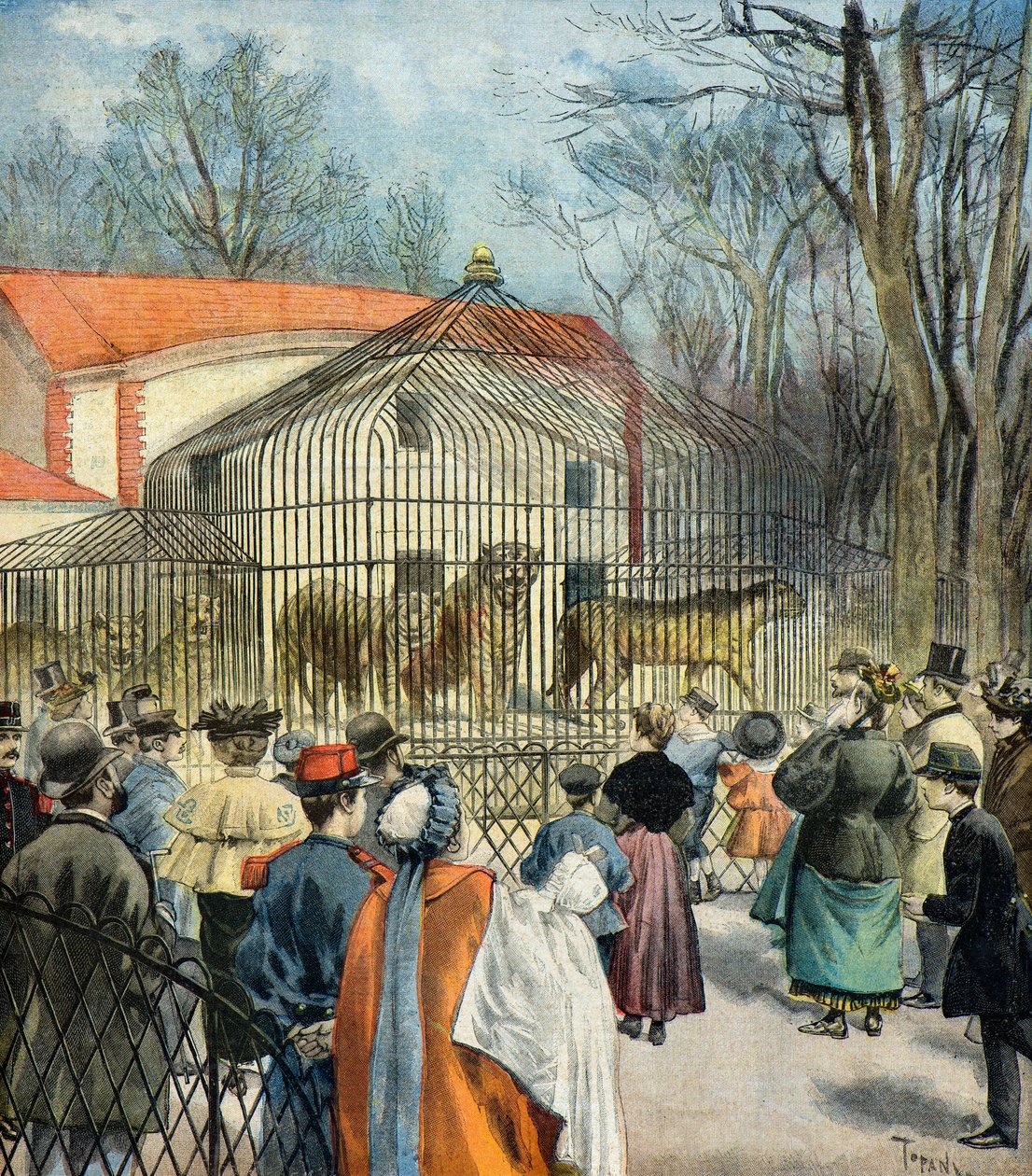 Jardin des Plantesin uusi fauve-rotunda tekijältä Oswaldo Tofani