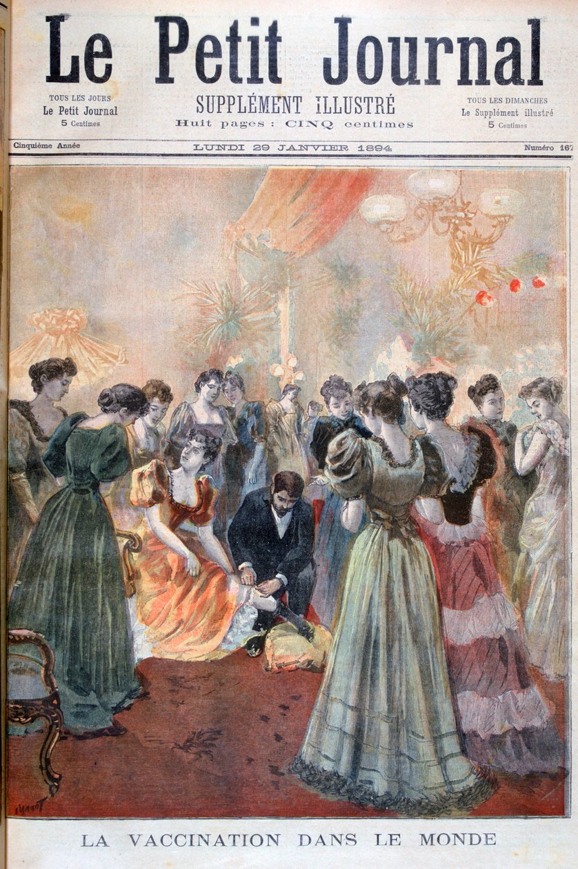Rokotus isorokkoa vastaan, Pariisi, 1894 tekijältä Oswaldo Tofani