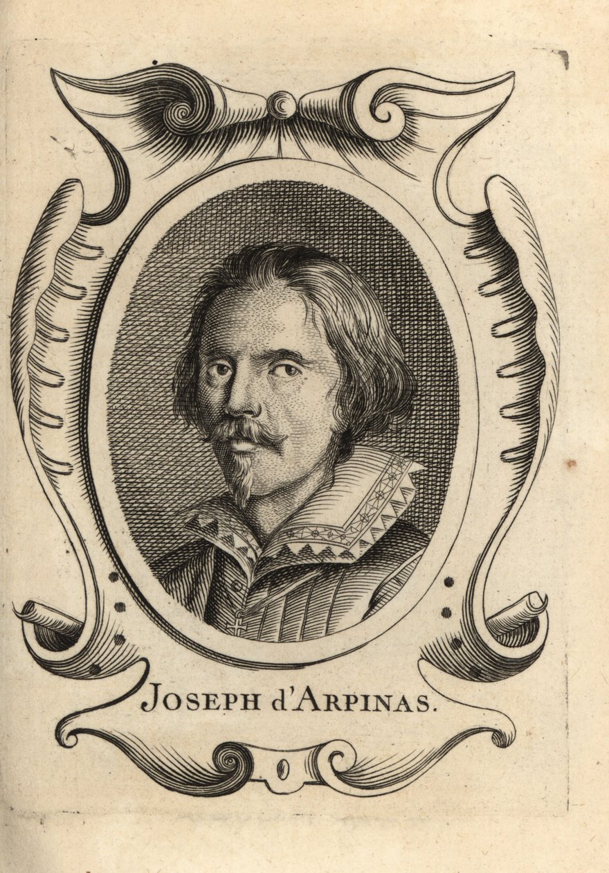 Giuseppe Cesari, italialainen manieristi taidemaalari. tekijältä Ottavio (after) Leoni