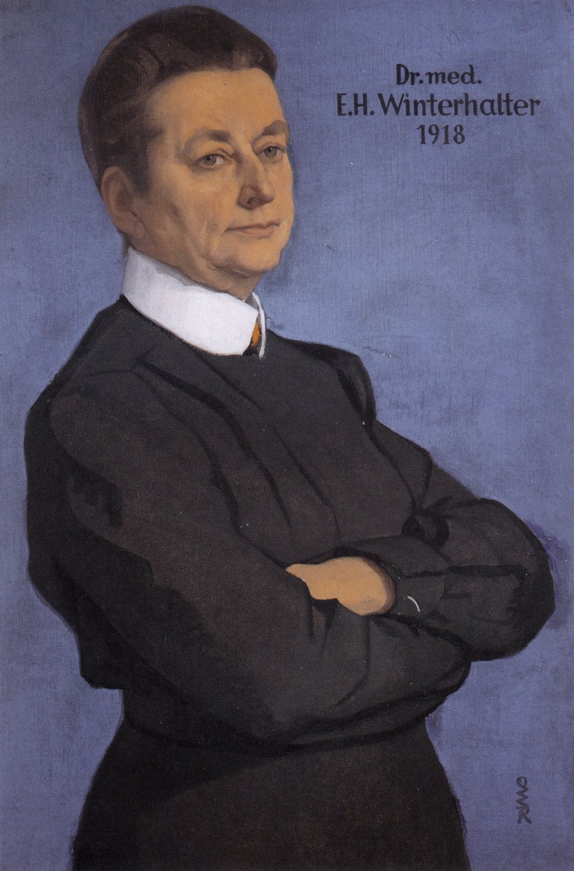Muotokuva Dr. med. E. H. Winterhalter tekijältä Ottilie Roederstein