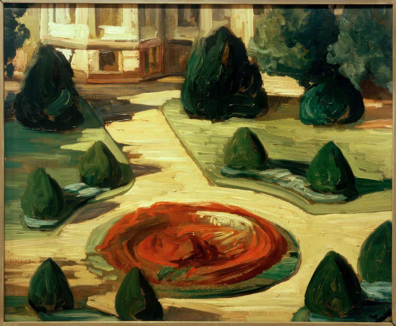 Studie aus dem Städelgarten tekijältä Ottilie Roederstein