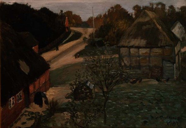 Worpsweden kylä tekijältä Otto Modersohn