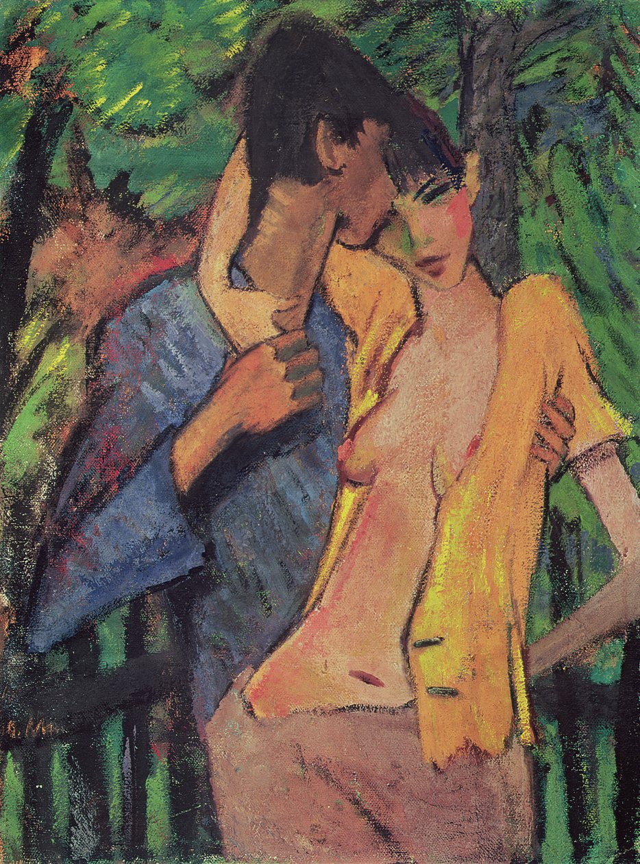 Lovers (Taiteilija ja Irene Altmann) tekijältä Otto Mueller