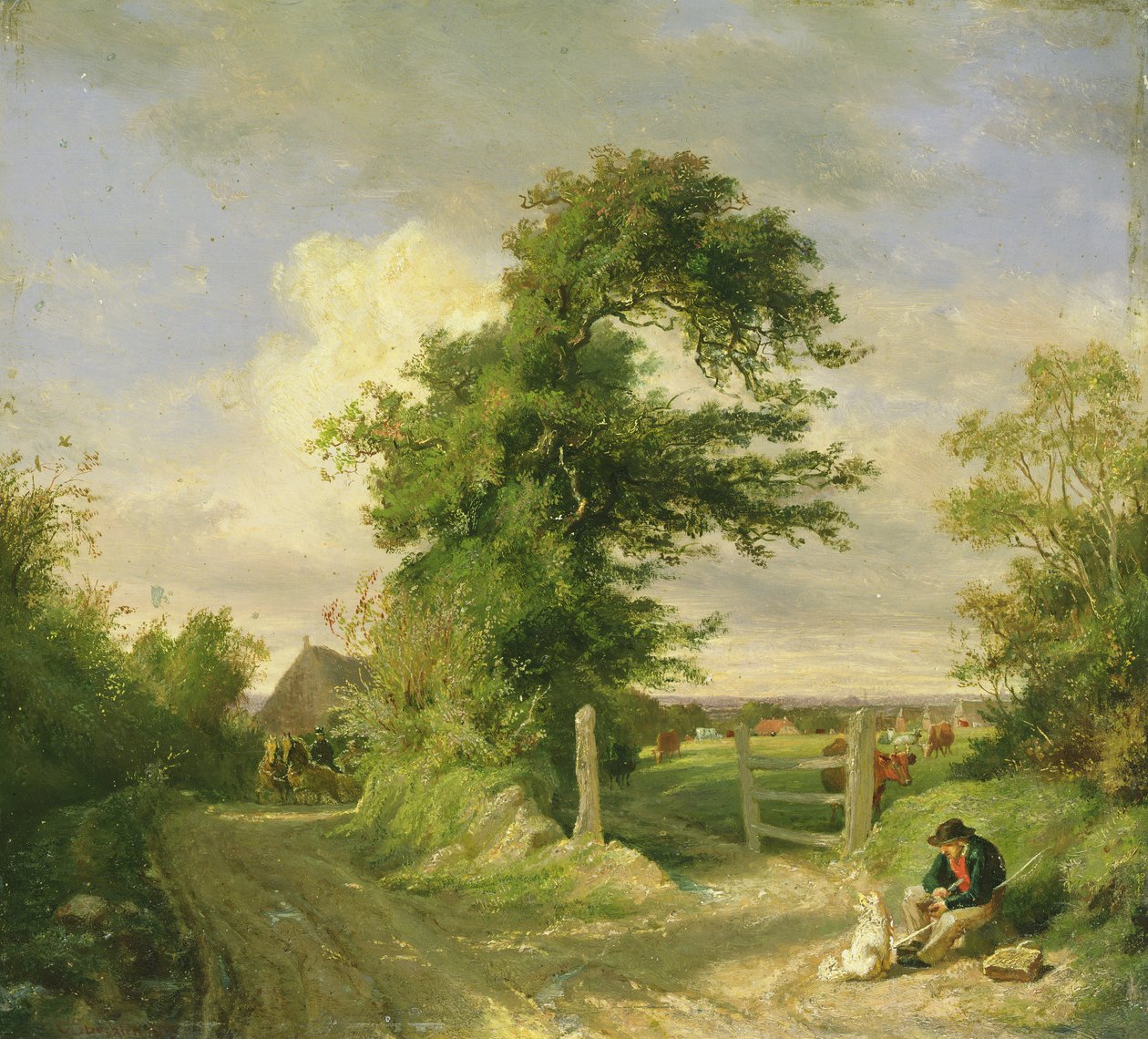Gut Neverstaven, lähellä Oldesloea, 1859 tekijältä Otto Speckter