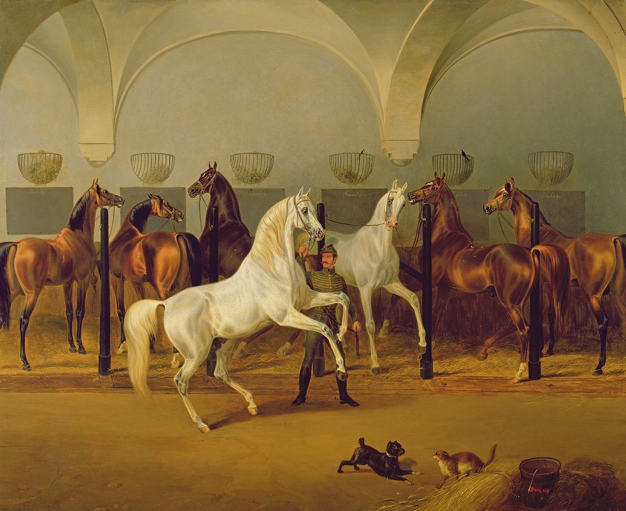 Babolnan talli, 1849 tekijältä Otto Stotz