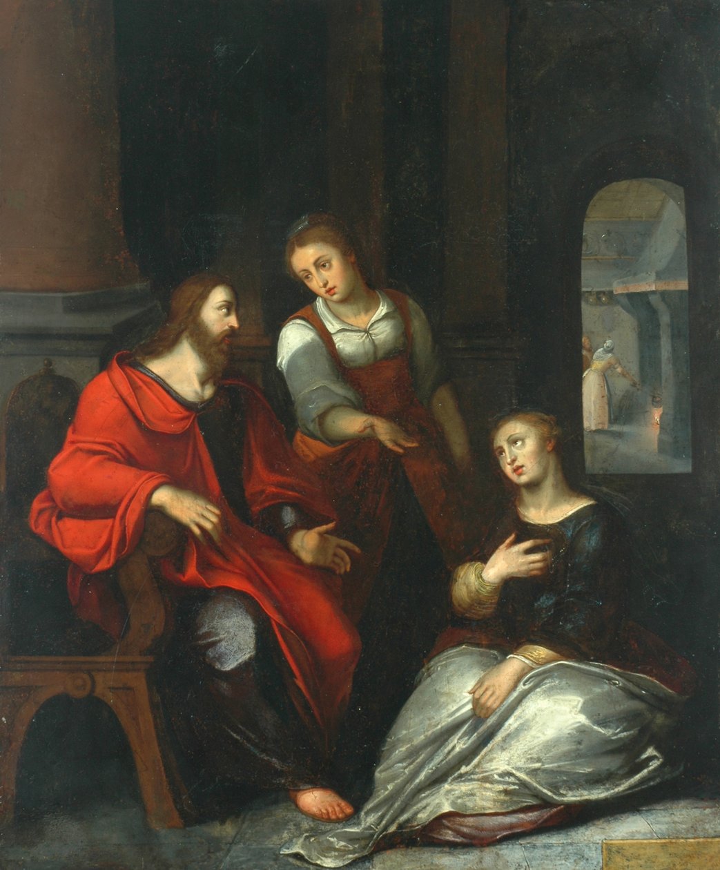 Kristus Marian ja Martan talossa, 1556 tekijältä Otto van Veen