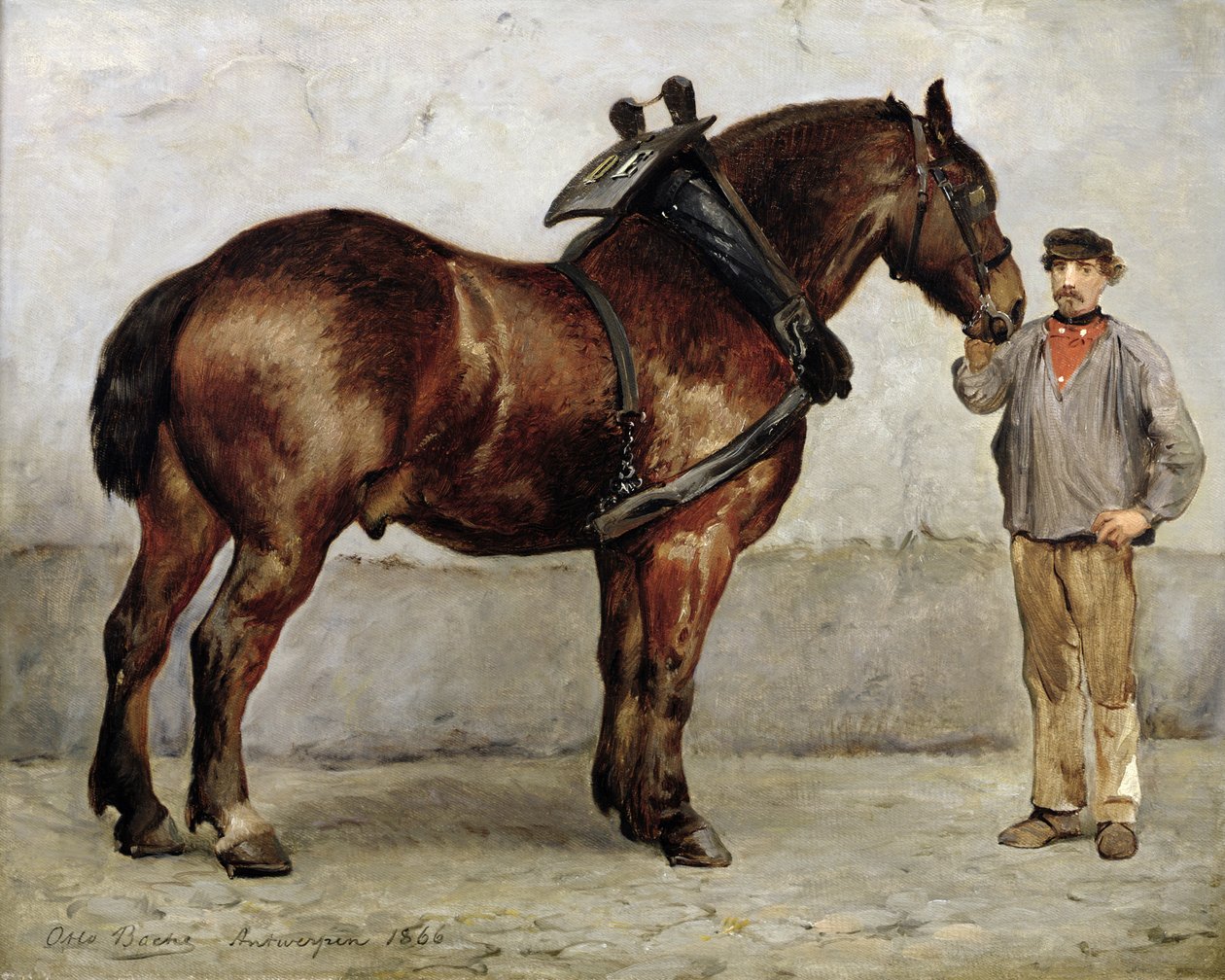 Työhevonen, 1866 tekijältä Otto Bache