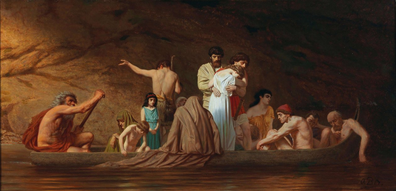 Charonin parkki, 1800-luvun toinen puoli. tekijältä Otto Brausewetter
