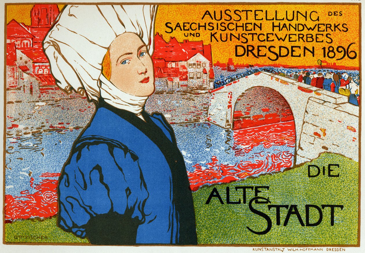 Dresdenin teollisuusmessut Saksassa tekijältä Otto Fischer