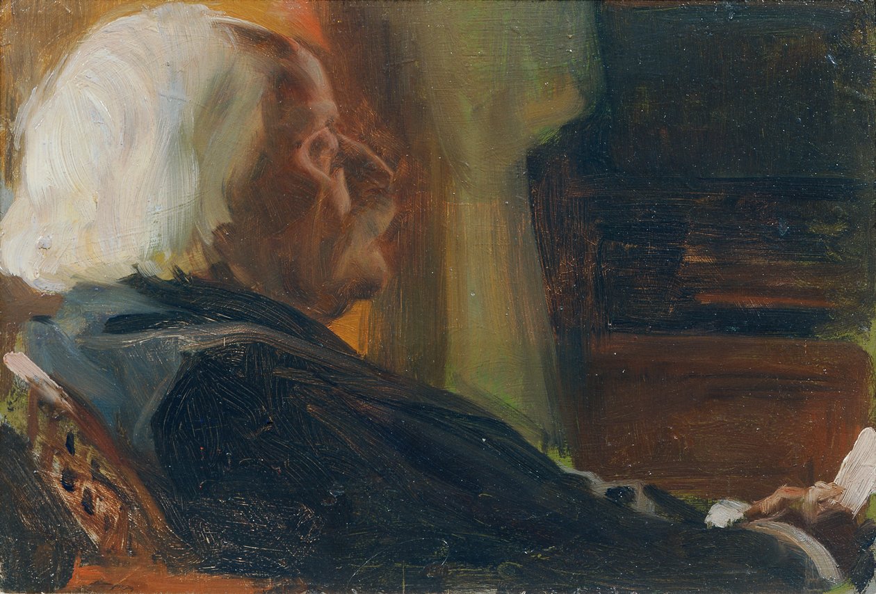 Säveltäjä Karl Goldmarkin muotokuva 1830-1915, 1905. tekijältä Otto Friedrich