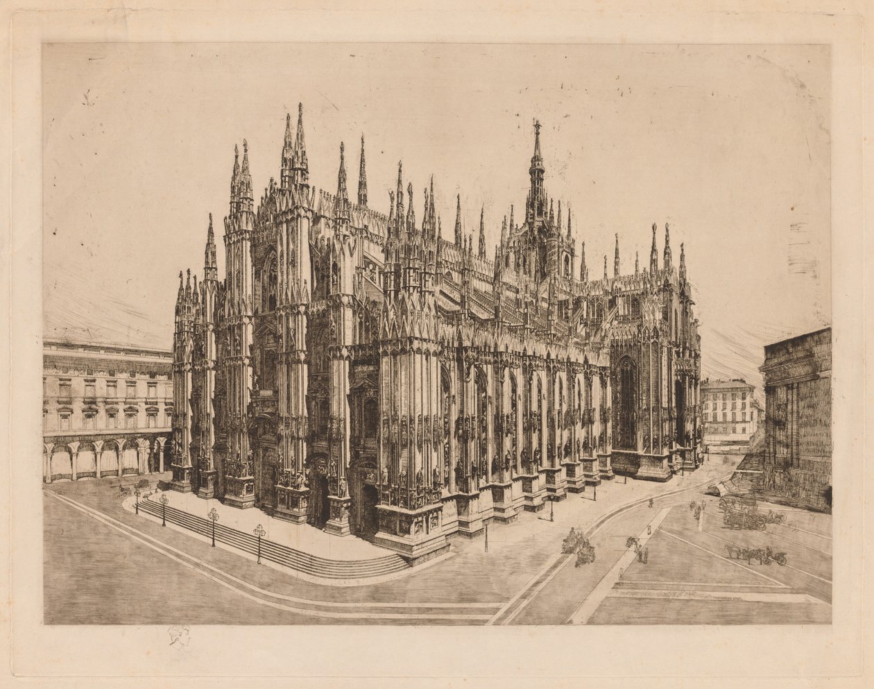 Tuomiokirkko, Milano tekijältä Otto H. Bacher