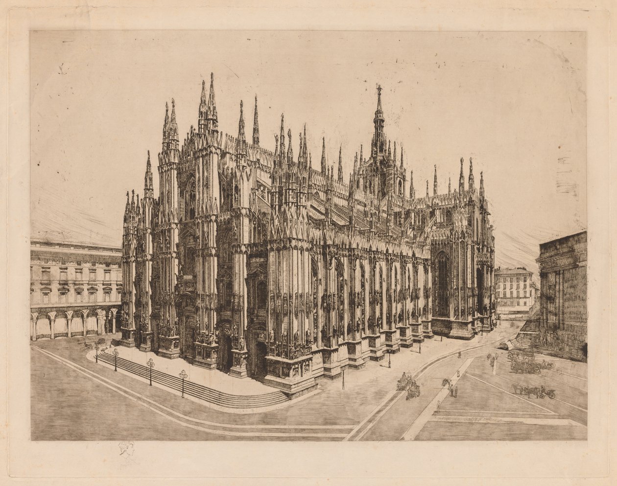Tuomiokirkko, Milano. tekijältä Otto H. Bacher