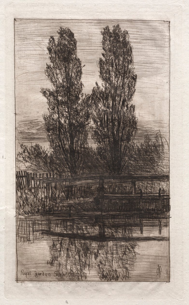 Poppelit, Royal Garden, Schleissheim, 1879. tekijältä Otto H. Bacher