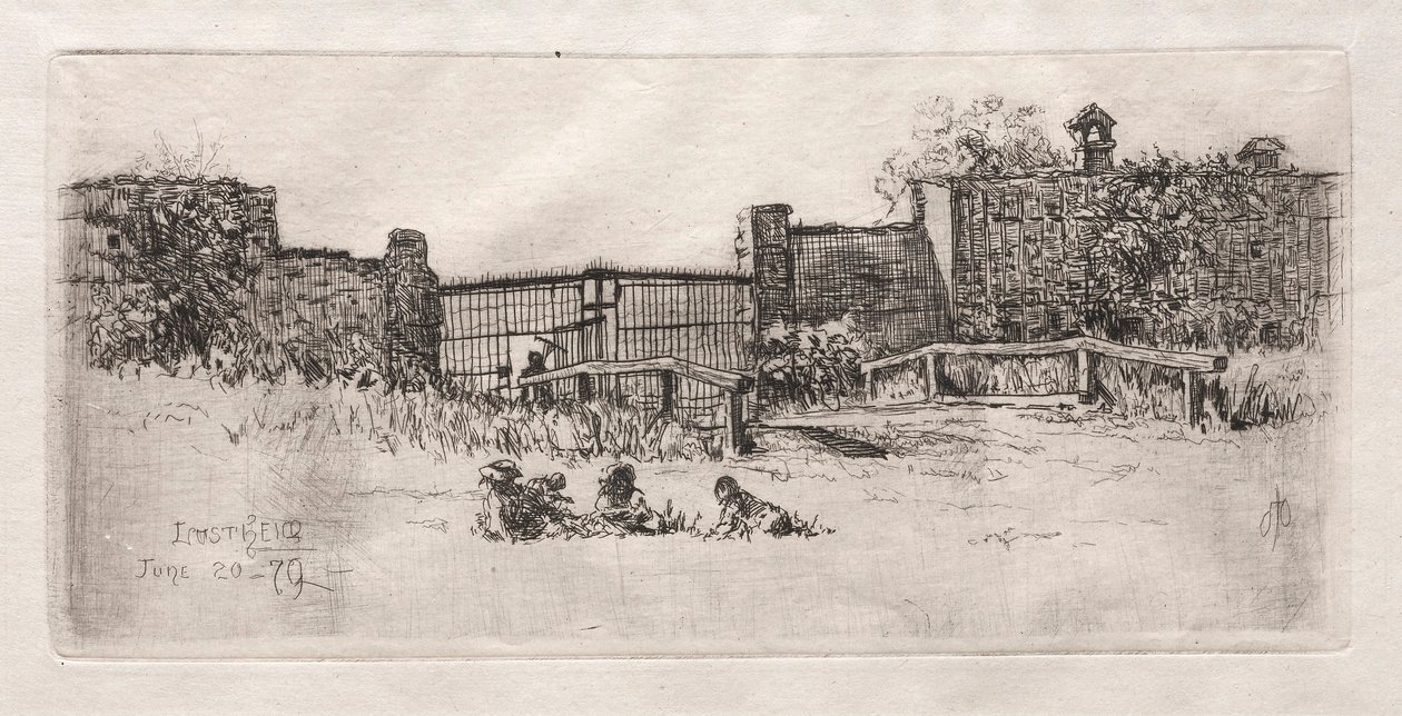 Portti, Lustheim, 1879. tekijältä Otto H. Bacher