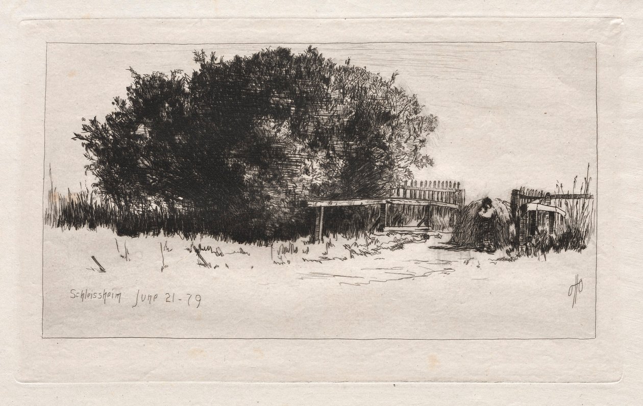 Portti, Schleissheim, 1879. tekijältä Otto H. Bacher