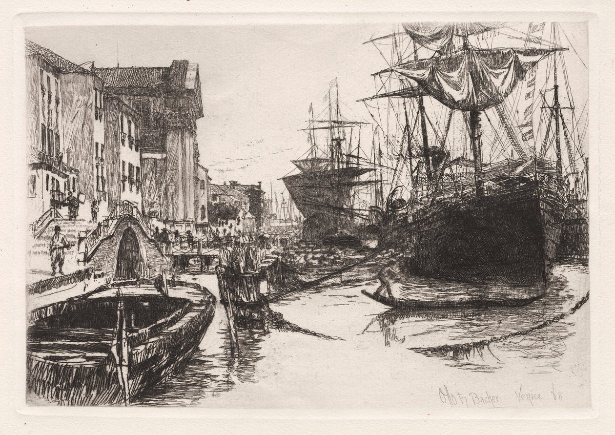 Venetsia, 1880. tekijältä Otto H. Bacher