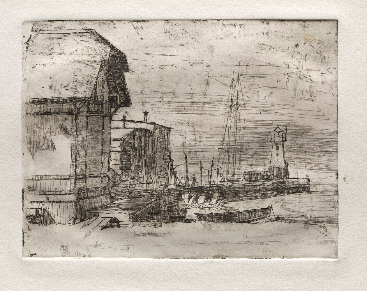 West Pier, 1878. tekijältä Otto H. Bacher