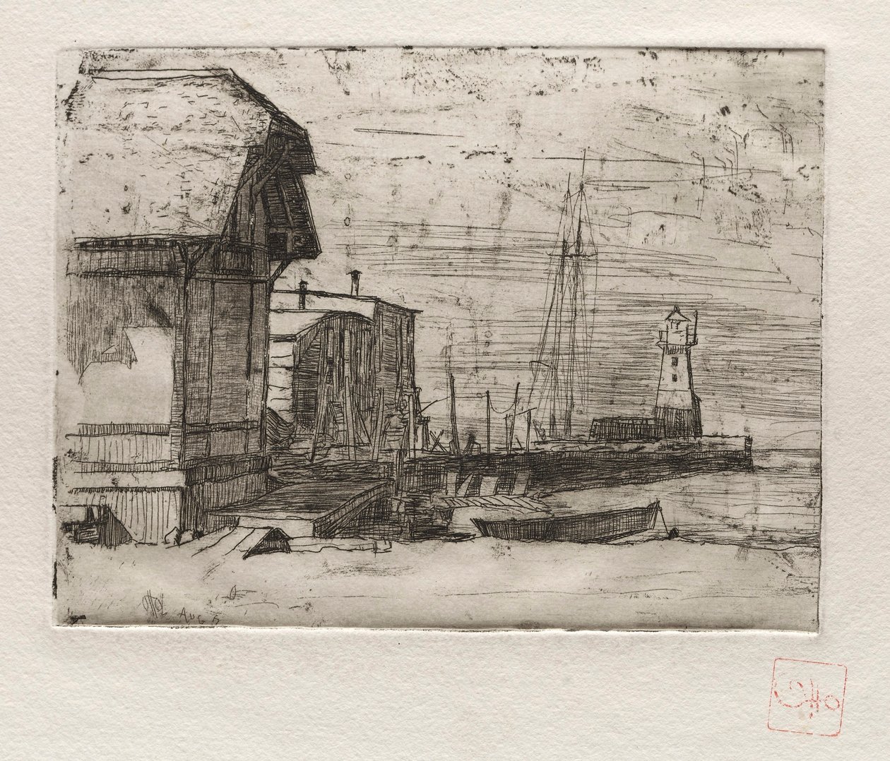 West Pier 1878, 1878. tekijältä Otto H. Bacher