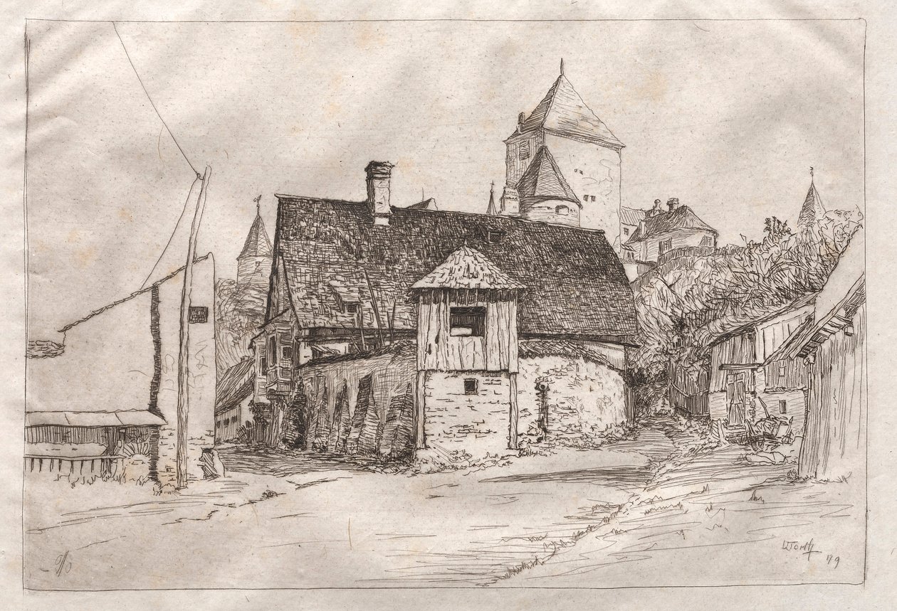 Worth: A Lane, 1879. tekijältä Otto H. Bacher