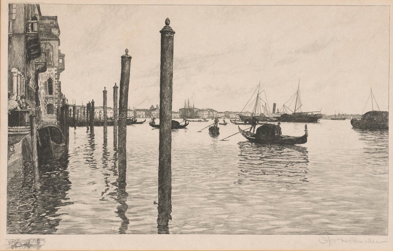 Grand Canal, Venetsia tekijältä Otto Henry Bacher