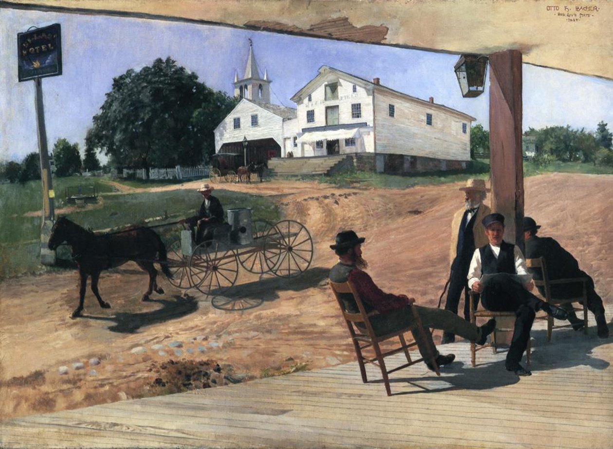 Ellan hotelli, Richfield Center, 1885 tekijältä Otto Henry Bacher
