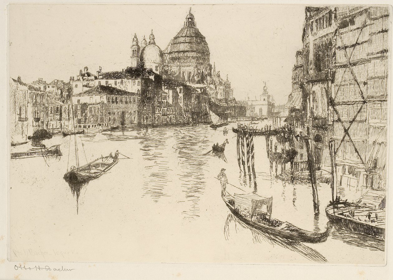 Grand Canal, Venetsia tekijältä Otto Henry Bacher