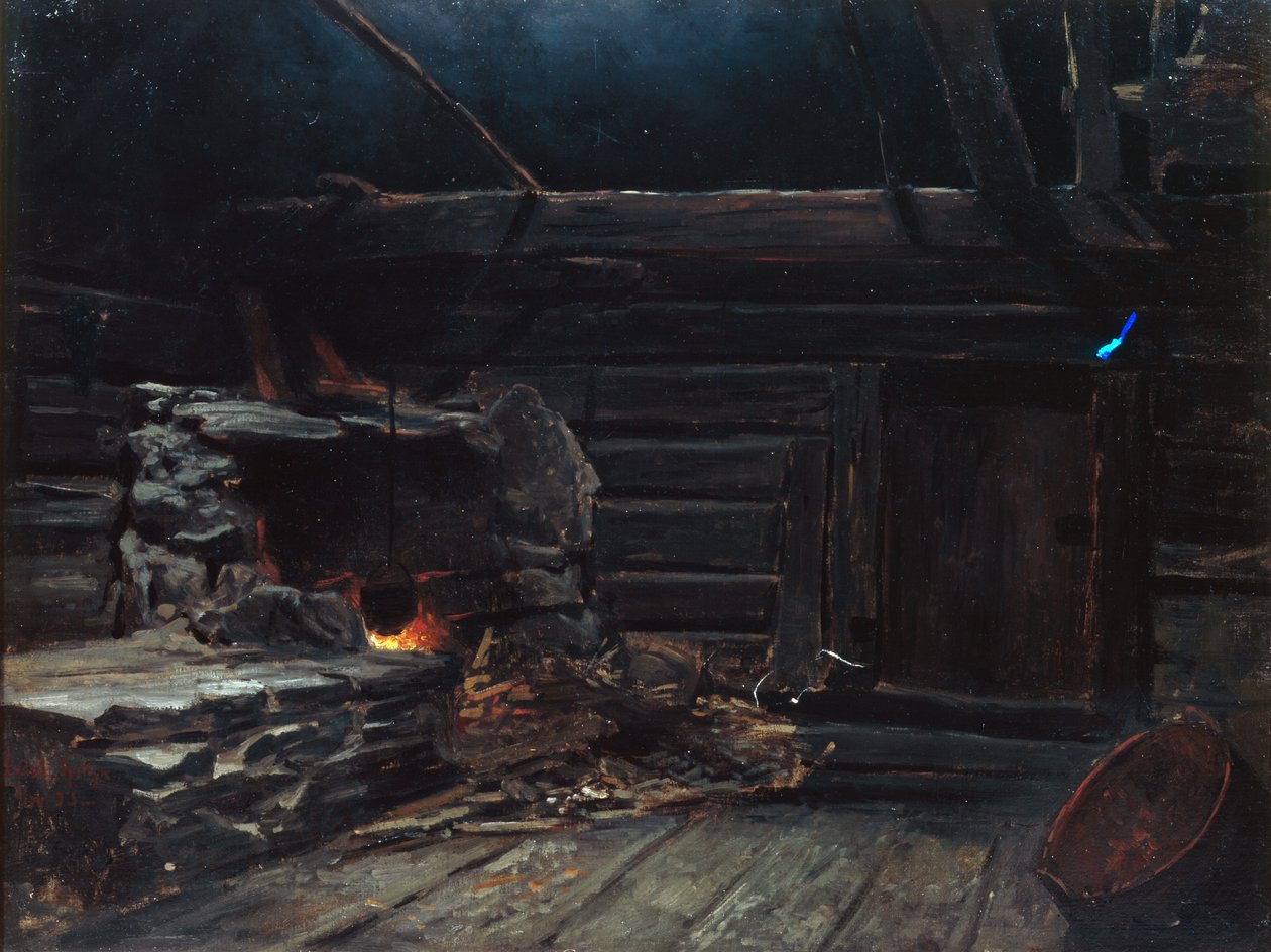 Savuuunihuone, siivous tekijältä Otto Ludvig Sinding